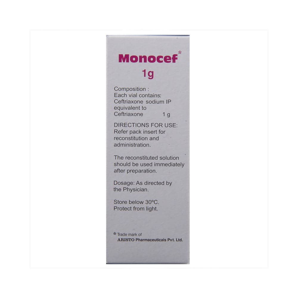 Monocef 1 Gm Injection
